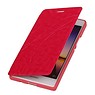 Caso Tipo EasyBook per Huawei Ascend P7 Rosa