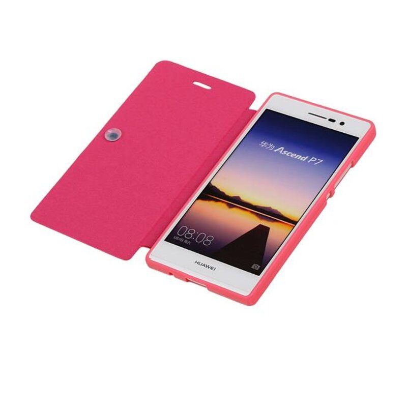 Easy Booktype case for Huawei Ascend P7 Pink