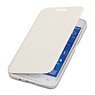 Caso Tipo EasyBook para Galaxy Core II G355H Blanca