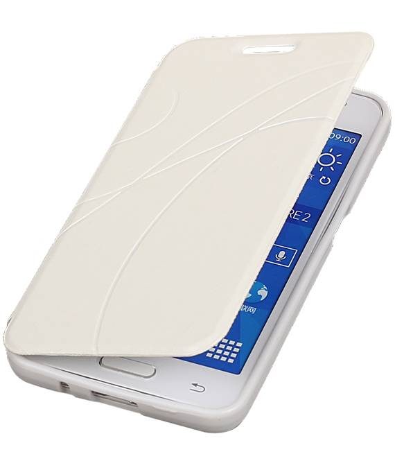 Easy Booktype hoesje voor Galaxy Core II G355H Wit