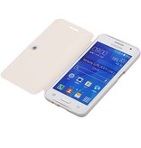 Easybook Typ Tasche für Galaxy Core-II G355H Weiß