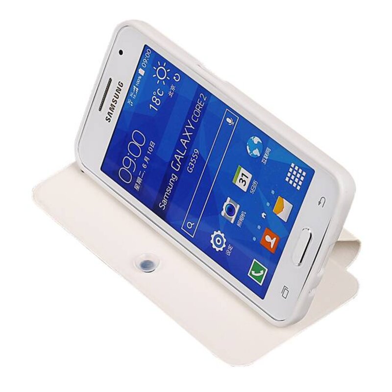 Easy Book type case for Galaxy Core II G355H White