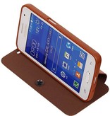 Easybook Typ Tasche für Galaxy Core-II G355H Brown