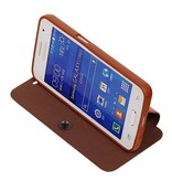 Easy Booktype hoesje voor Galaxy Core II G355H Bruin