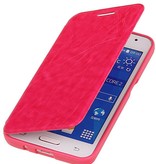 Easy Booktype hoesje voor Galaxy Core II G355H Roze