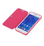 Easy Booktype hoesje voor Galaxy Core II G355H Roze