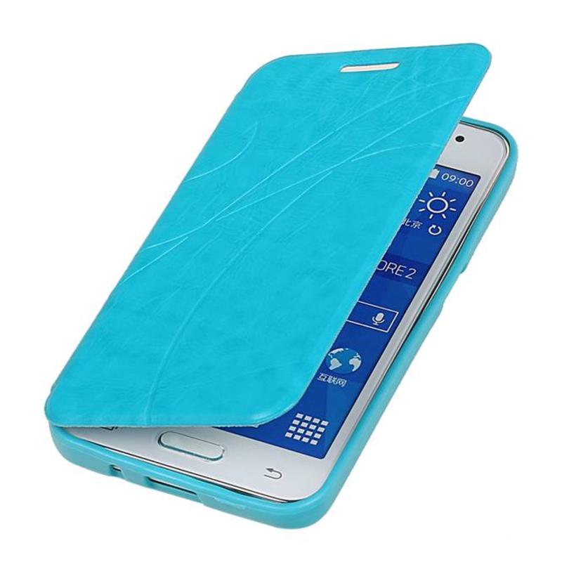 Easy Book type case for Galaxy Core II G355H Turquoise