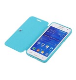 Easy Book type case for Galaxy Core II G355H Turquoise