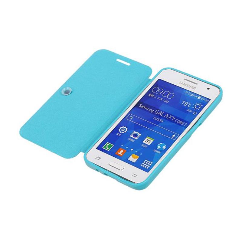 Easy Book type case for Galaxy Core II G355H Turquoise