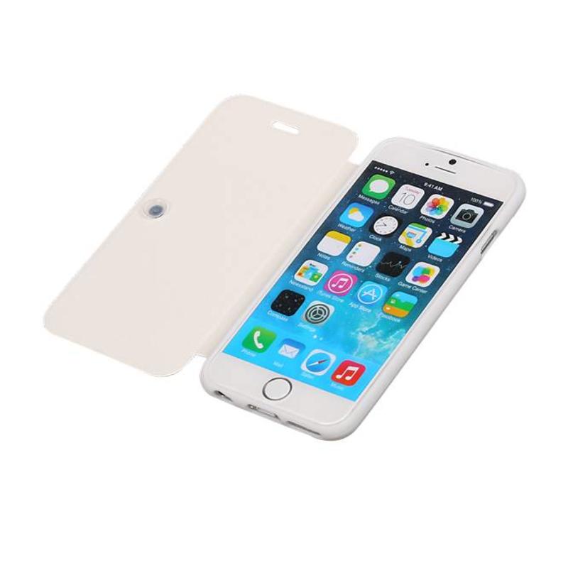 Type de Easy Book Cover pour iPhone 6 Blanc