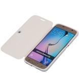 Easy Booktype hoesje voor Galaxy S6 G920F Wit