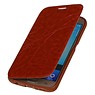 Easy Book Type Case for Galaxy S6 G920F Brown