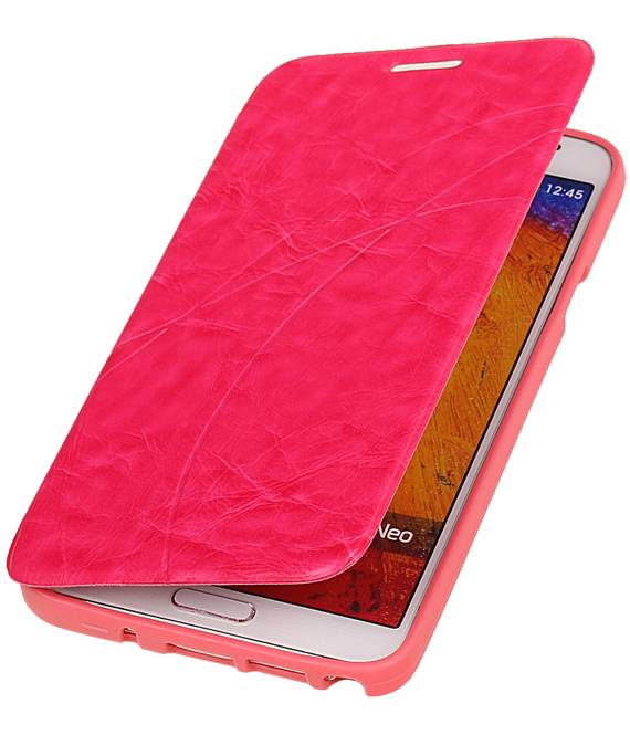 Easy Booktype hoesje voor Galaxy Note 3 Neo Roze