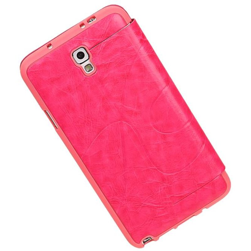 Easy Booktype hoesje voor Galaxy Note 3 Neo Roze