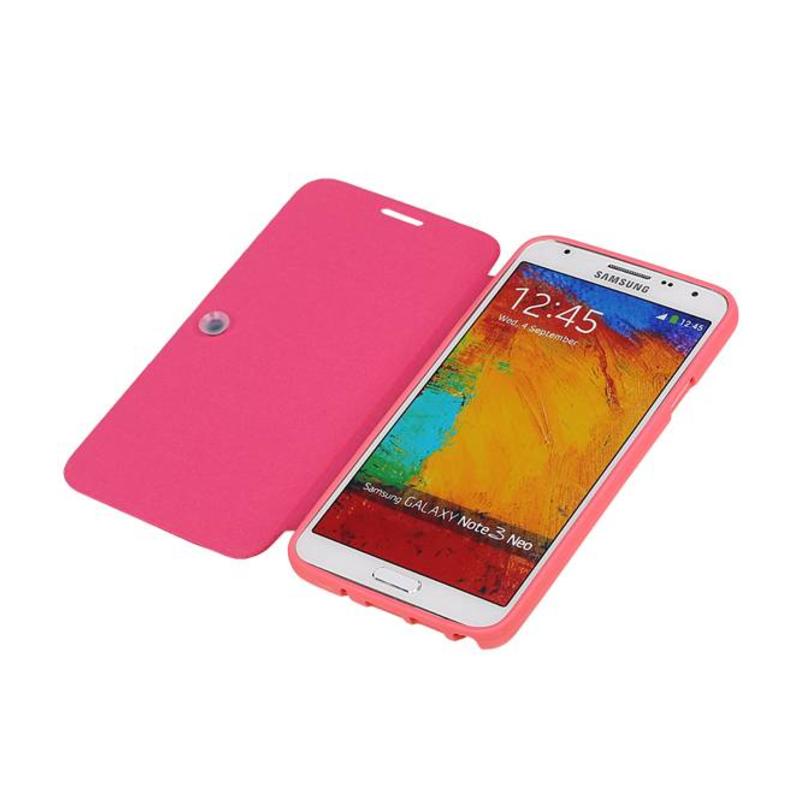 Easy Booktype hoesje voor Galaxy Note 3 Neo Roze