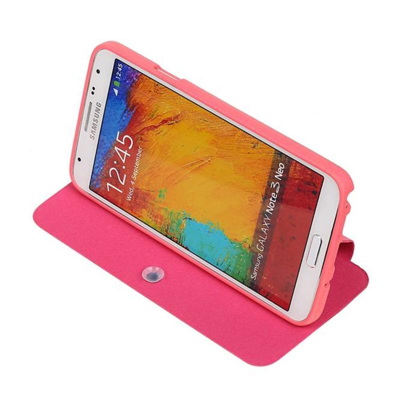Easy Booktype hoesje voor Galaxy Note 3 Neo Roze