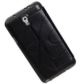 EasyBook Type Taske til Galaxy Note 3 Neo N7505 Sort