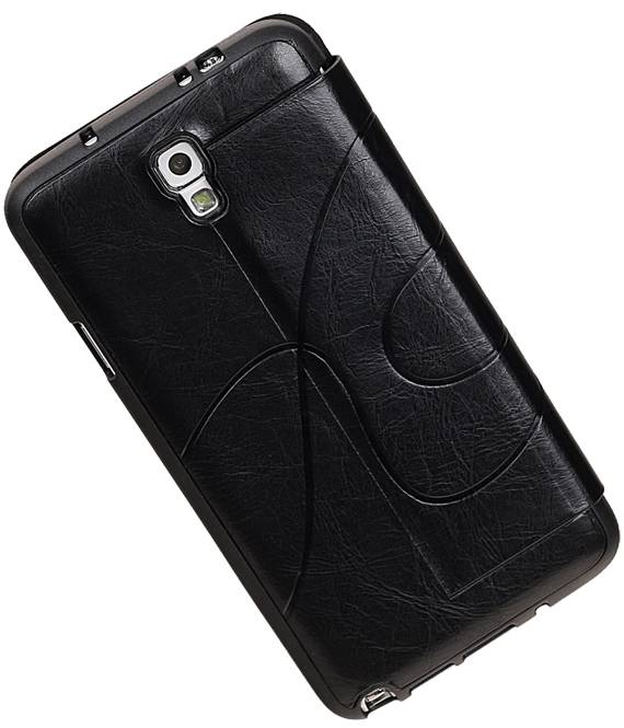 Easybook Typ Tasche für Galaxy Note 3 Neo N7505 Schwarz