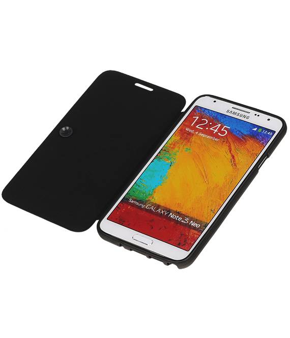 Easy Booktype hoesje voor Galaxy Note 3 Neo N7505 Zwart