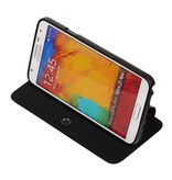 EasyBook Type Taske til Galaxy Note 3 Neo N7505 Sort