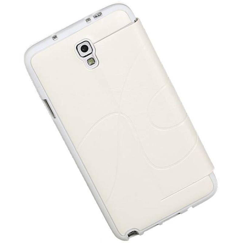 Caso Tipo EasyBook per Galaxy Note 3 Neo Bianco