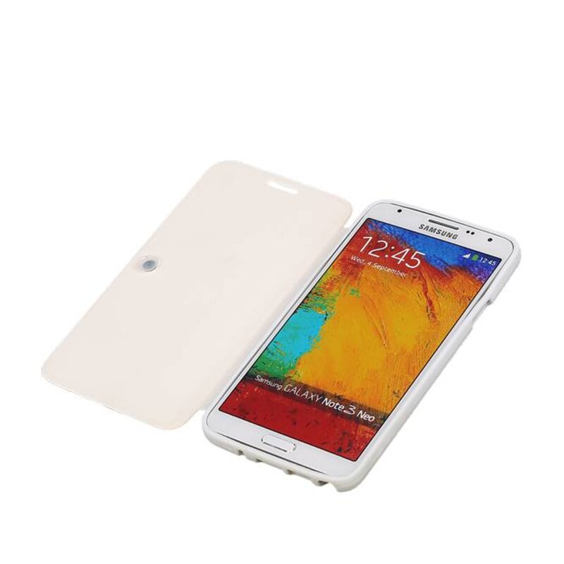 Caso Tipo EasyBook per Galaxy Note 3 Neo Bianco
