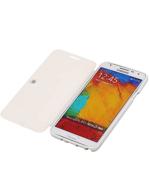 Easy Booktype hoesje voor Galaxy Note 3 Neo Wit