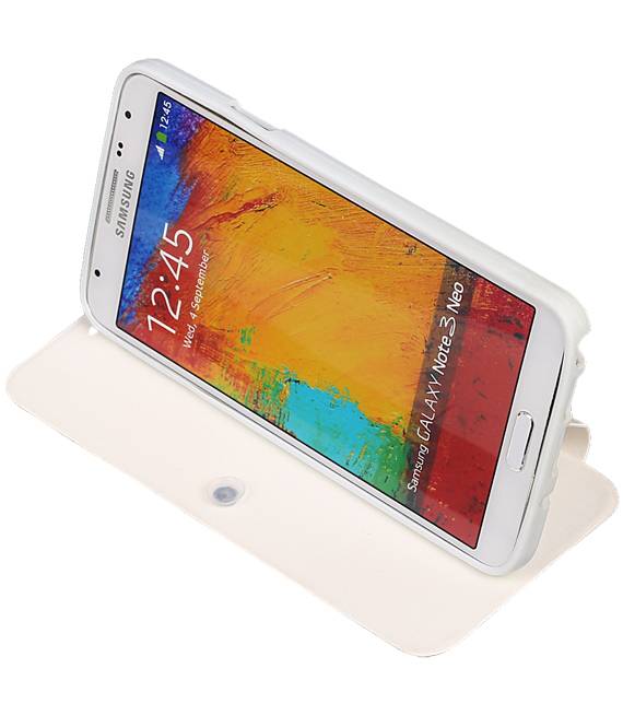 EasyBook type de cas pour Galaxy Note 3 Neo Blanc