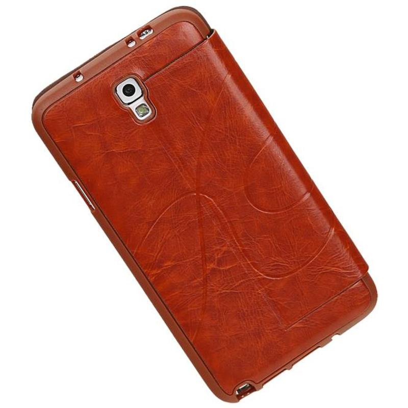 EasyBook Type Taske til Galaxy Note 3 Neo Brown