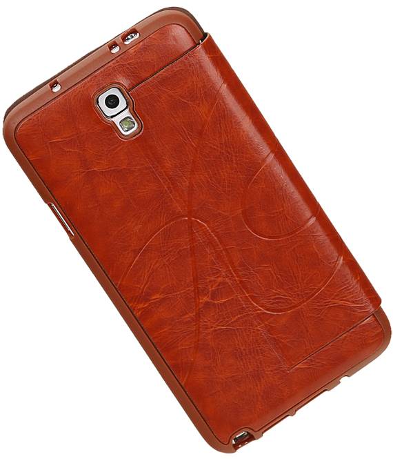 Easy Booktype hoesje voor Galaxy Note 3 Neo Bruin