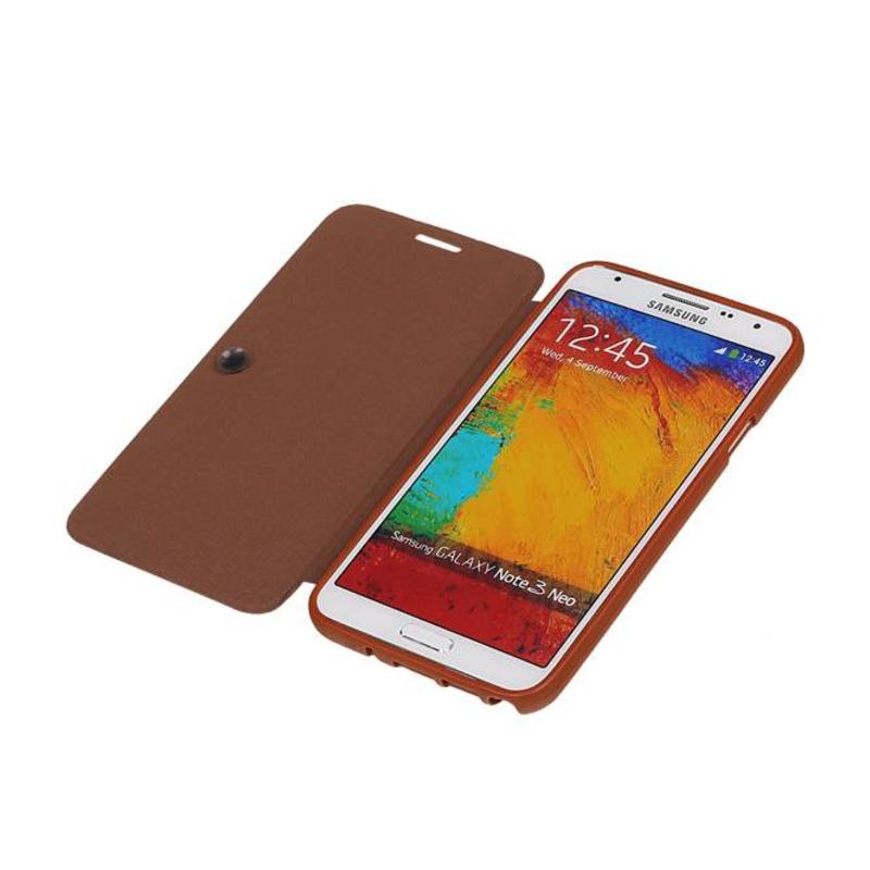 EasyBook Type Taske til Galaxy Note 3 Neo Brown