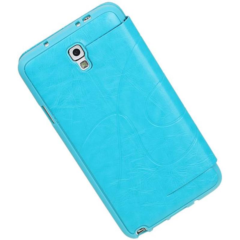 EasyBook Type Taske til Galaxy Note 3 Neo N7505 Turquoise