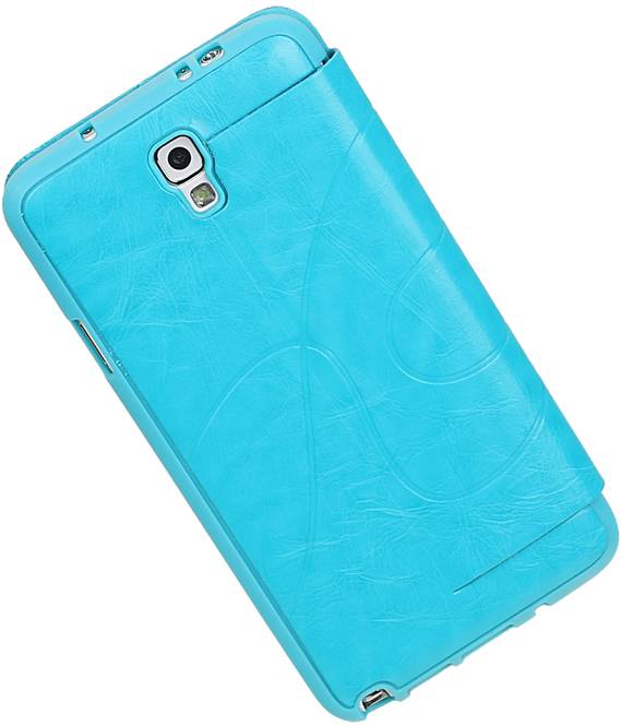 Easy Booktype hoesje voor Galaxy Note 3 Neo N7505 Turquoise