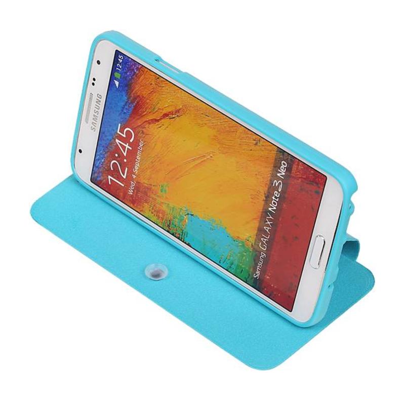 EasyBook Type Taske til Galaxy Note 3 Neo N7505 Turquoise