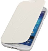 Caso Tipo EasyBook para i9500 Galaxy S4 Blanca