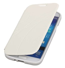 EasyBook Type Taske til Galaxy S4 i9500 Hvid