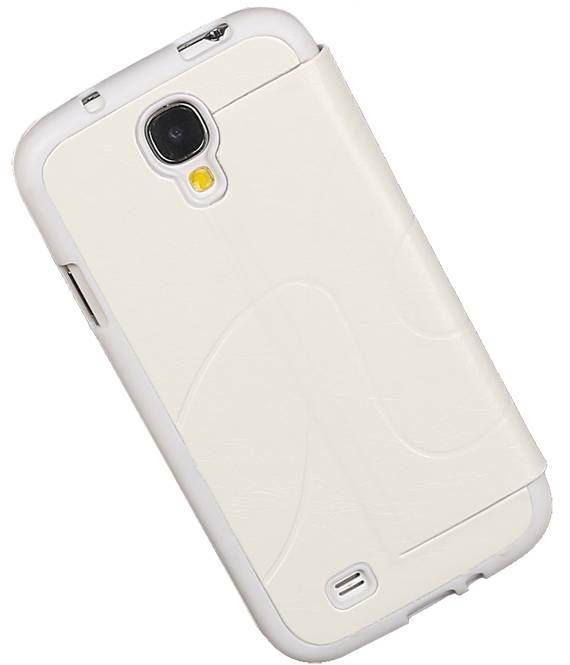Easybook Typ Tasche für Galaxy S4 i9500 Weiß
