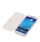 Caso Tipo EasyBook para i9500 Galaxy S4 Blanca