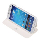 EasyBook Type Taske til Galaxy S4 i9500 Hvid