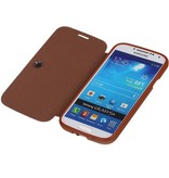 Caso Tipo EasyBook per i9500 Galaxy S4 Brown