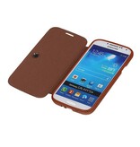 Easy Book Type Case for Galaxy S4 i9500 Brown