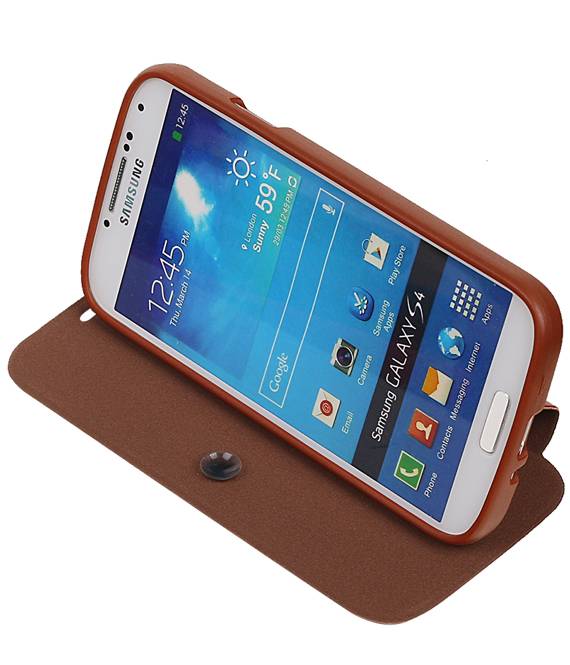 Easybook Typ Tasche für Galaxy S4 i9500 Brown