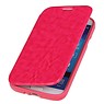 EasyBook Type Taske til Galaxy S4 i9500 Pink