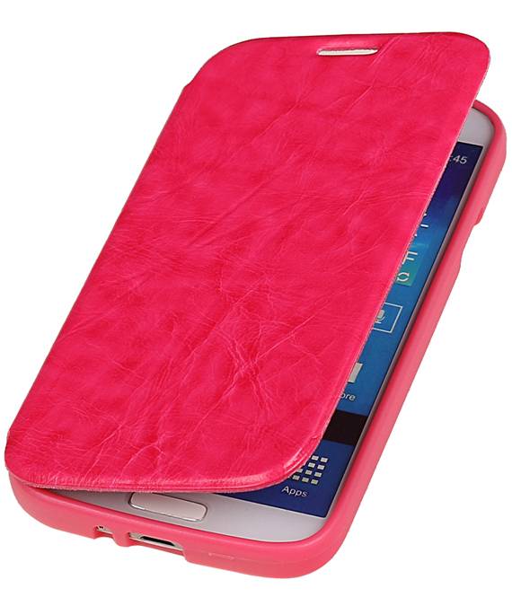 Easy Book Type Case for Galaxy S4 i9500 Pink