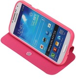 Caso Tipo EasyBook para i9500 Galaxy S4 rosa