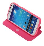 EasyBook type de cas pour Galaxy S4 i9500 Rose