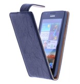 Housse Classique en Cuir Lavé pour Sony Xperia Z1 Noir