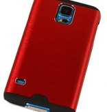 Galaxy S4 i9500 Estuche rígido de aluminio ligero para i9500 Galaxy S4 Rojo