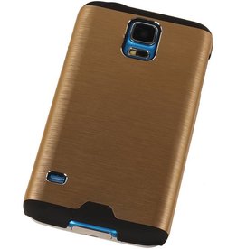 Galaxy S4 i9500 Estuche rígido de aluminio ligero para i9500 Galaxy S4 Oro