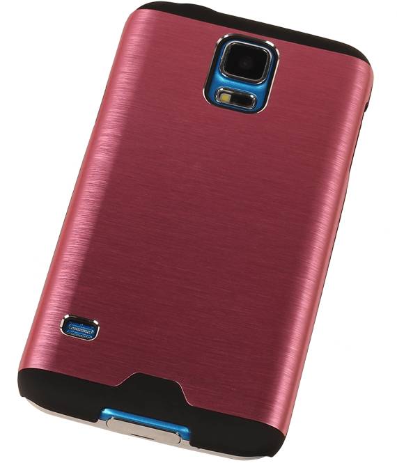 Galaxy S5 Light Aluminium hårdt tilfældet for Galaxy S5 G900f Pink